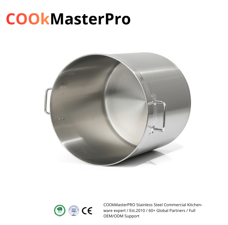 Professional Stainless Steel Pot with lid – 21L - X1541 / 30cm | Heavy Duty