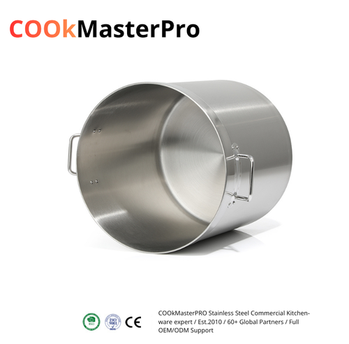 Professional Stainless Steel Pot with lid – 17L - X1540 / 28cm | Heavy Duty