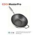Professional Non-Stick Stainless Steel Wok X1300 | Heavy Duty
