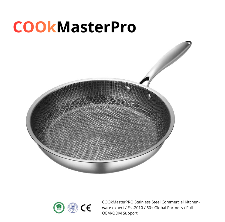 Non-Stick Stainless Steel Frying Pan - 4PLY X1200 | 30cm | Heavy Duty