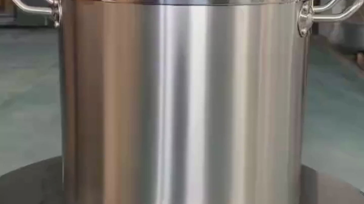 Professional Stainless Steel Pot with lid – 21L - X1541 / 30cm | Heavy Duty